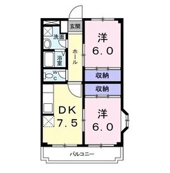 ハイツミナミの物件間取画像